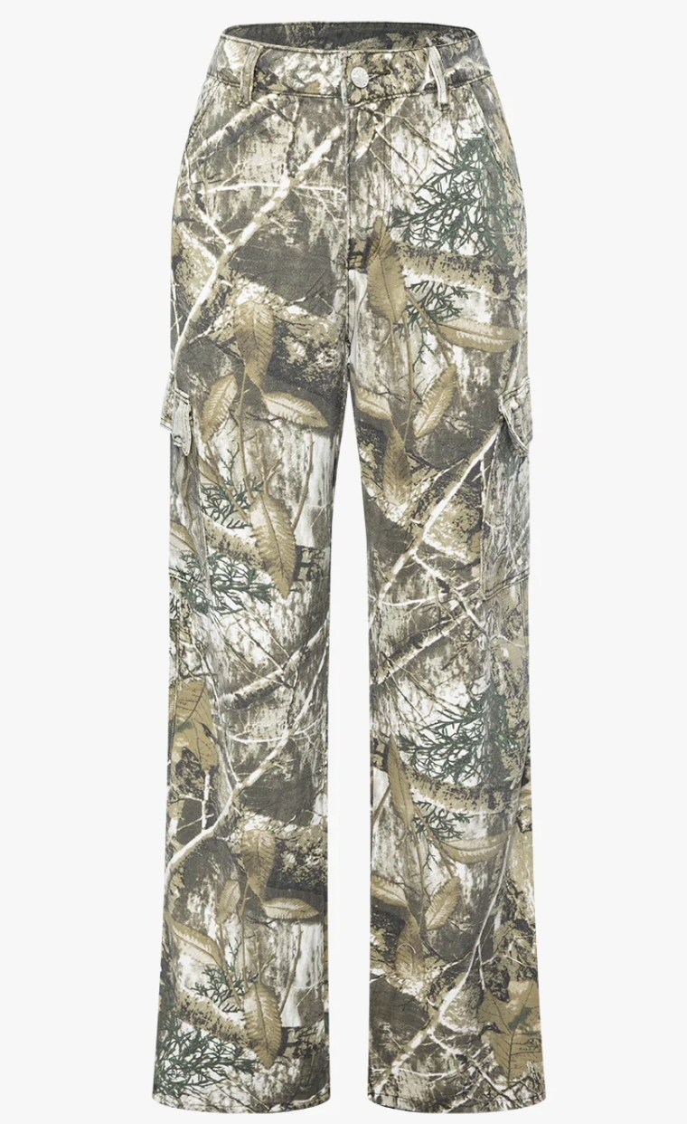 Printed Camo Jeans